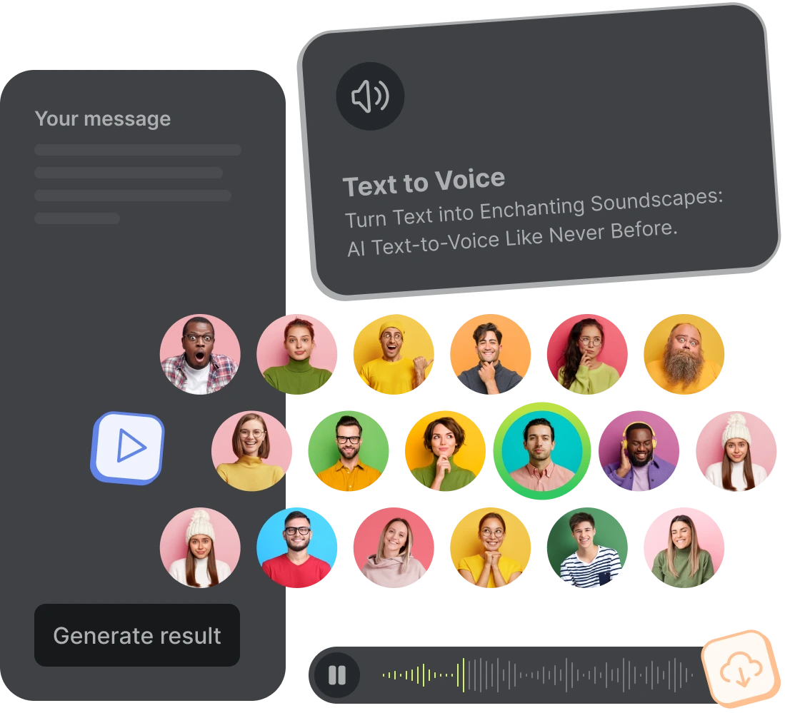 AI text to voice transformer